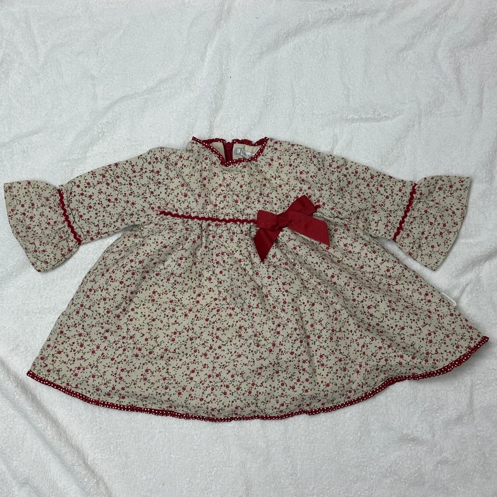 Tutto Piccolo 9 months Tiny floral dress Christmas Holiday